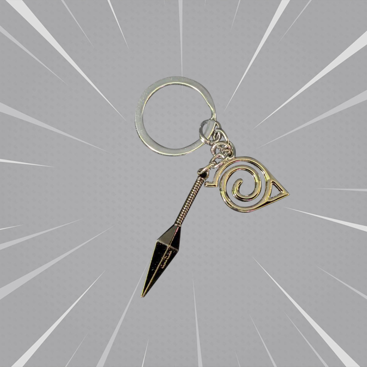 Naruto: Konoha Leaf Keychain