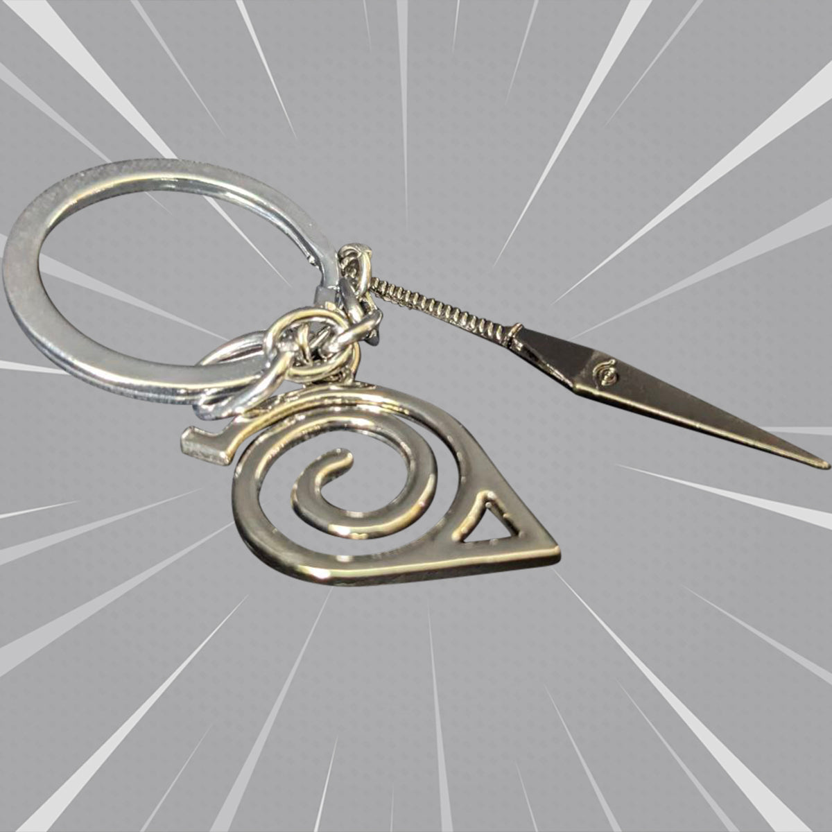 Naruto: Konoha Leaf Keychain